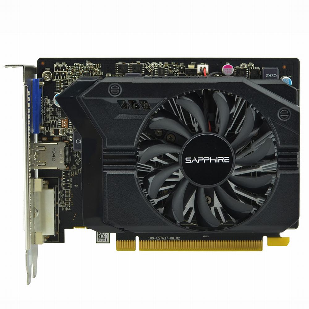 蓝宝石r7 250 2g d5白金版基于第二代gcn架构,采用oland xt